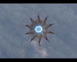 A fost filmat un OZN straniu folosind energie albastră