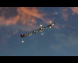 OZN-uri strălucind în noapte în martie 2016 la Helsinki, în Finlanda